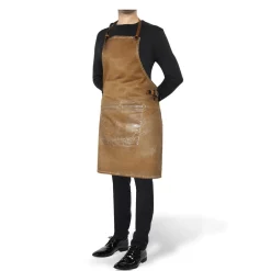 Clearance BBQ Style Apron Gold Wash Tekstiler Til Køkkenet