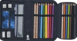 Børn Beckmann of Norway Tasker>Beckmann Etlags penalhus m/indhold