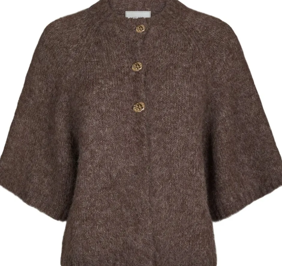 Benuta Fluffy Knit Cardigan-Neo Noir Best