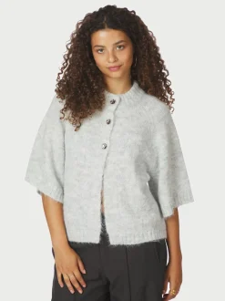 Benuta Fluffy Knit Cardigan-Neo Noir