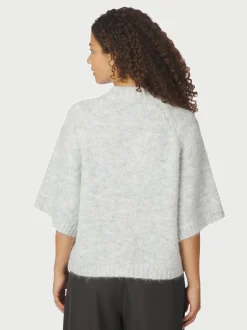 Benuta Fluffy Knit Cardigan-Neo Noir