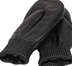 Dame Lovelies Handsker & Vanter>BERGAMO - THICK LEATHER MITTENS W/ FLEECE LINING