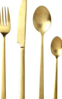 New Bestik16dl mat messing Bestik