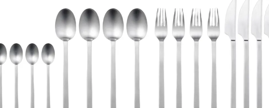 Bestiksæt Norm 16 dele Mat stål-Gense New