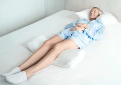 Betræk til Knæ-ankel pude, Snow-Fossflakes Sale