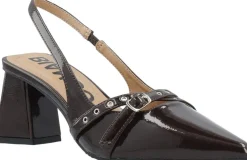 Dame Bianco Festsko|Slingbacks>BIAMARALYN Buckle Slingback Faux Leather