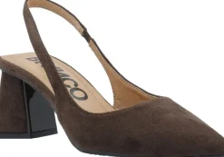 Outlet BIAMARALYN Slingback Faux Suede Dame Slingbacks|Højhælede Sko