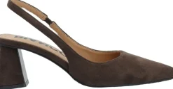 Outlet BIAMARALYN Slingback Faux Suede Dame Slingbacks|Højhælede Sko