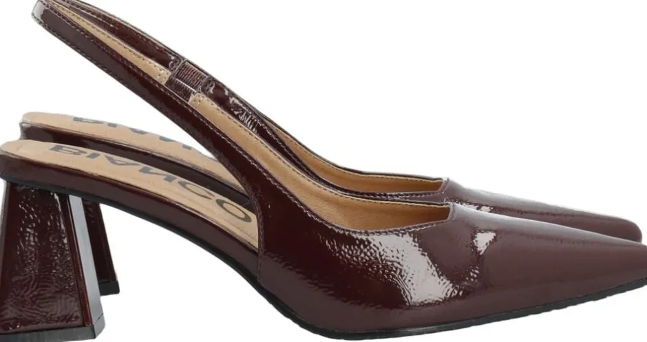 Online BIAMARALYN Slingback Patent Dame Højhælede Sko