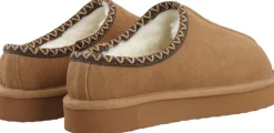 BIASNOW Flatform Binded Slip In Shoe Suede-Bianco Clearance