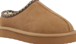 BIASNOW Flatform Binded Slip In Shoe Suede-Bianco Clearance
