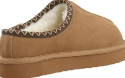 BIASNOW Flatform Binded Slip In Shoe Suede-Bianco Clearance