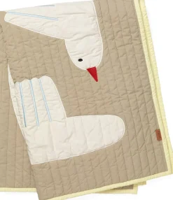 Bird Quilted Blanket - Sand-Ferm Living Discount