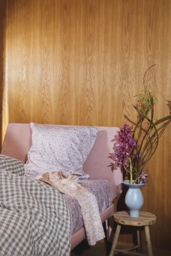 Hot Bæk&Bølge Sengetøj grå/birk 140x200 cm DK Sengetøj & Lagner