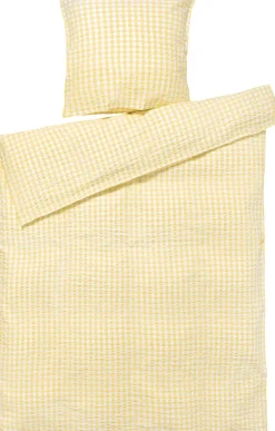 Bæk&Bølge Sengetøj gul/hvid 140x200 cm DK-Juna New