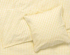 Bæk&Bølge Sengetøj gul/hvid 140x200 cm DK-Juna New