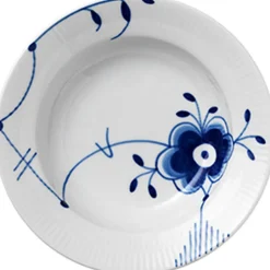Blå mega 17 cm. dyb tallerken Tallerkener