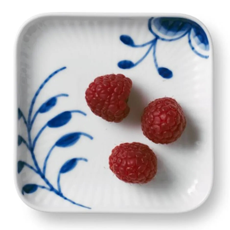 New BLÅ MEGA FIRKANTET ASIETTE 9CM Tallerkener