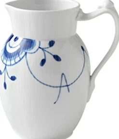 Royal Copenhagen Karafler & Kander>Blå Mega Riflet 90 cl. kande