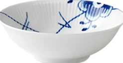 Royal Copenhagen Skåle & Fade>Blå Mega Riflet 35 cl. portionsskål
