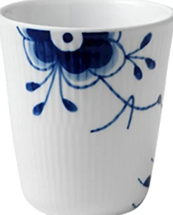 Blå Mega Riflet 29 cl. termokop-Royal Copenhagen Hot