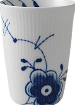 Blå Mega Riflet 39 cl. termokop-Royal Copenhagen Online