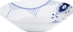 Blå Mega Riflet 24 cm. dyb tallerken-Royal Copenhagen Sale