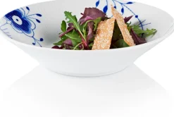 Blå Mega Riflet 24 cm. dyb tallerken-Royal Copenhagen Sale