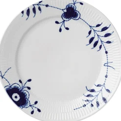 Royal Copenhagen Tallerkener>Blå Mega Riflet 27 cm. tallerken special edition