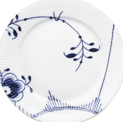 Royal Copenhagen Tallerkener>Blå Mega Riflet 27 cm. tallerken