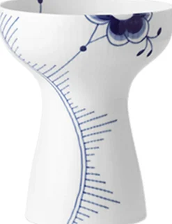 Best Blå Mega Riflet 19 cm Vase Vaser & Urtepotteskjulere