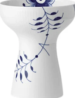 Best Blå Mega Riflet 19 cm Vase Vaser & Urtepotteskjulere