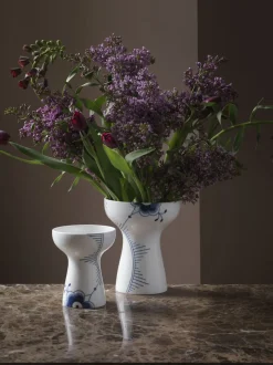 Best Blå Mega Riflet 19 cm Vase Vaser & Urtepotteskjulere