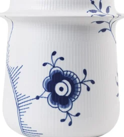 Royal Copenhagen Bar & Vin>Blå Mega Riflet vinkøler, 21,5 cm.