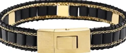 Clearance Onyx Stud Bracelet Smykker