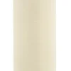 Villa Collection Lys & Lysestager>Bloklys Hvils D8 x 23 cm Cream Paraffin/Stearin