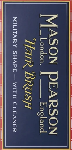 B1M - Large Extra Military Dark Ruby-Mason Pearson New