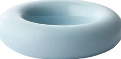 Studio About Lys & Lysestager>BOB CANDLE HOLDER, LARGE, LIGHT BLU