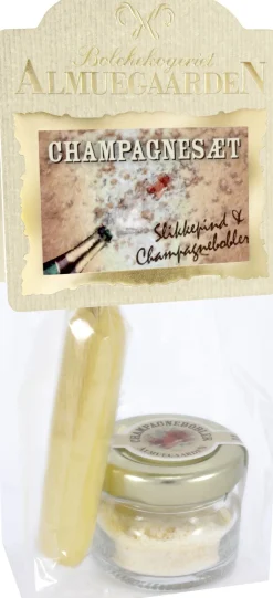 Sale Boble-sæt - Hyldeblomst-slikkepind og syrligt boblende pulver Bolcher