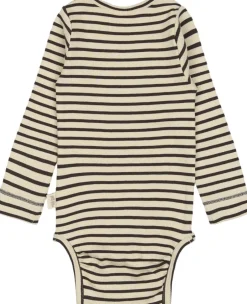 Outlet Body L/S Modal Striped Børn Bodies