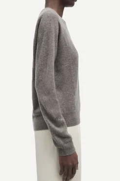 Hot Boston o-neck 6304 Dame Cashmere|Strik