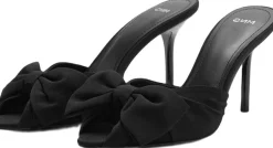 Bow heel sandals-MANGO New
