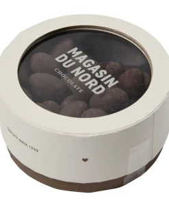 Magasin Chokolade Overtrukne Mandler>Box, Mandeldragé m/ mørk chokolade & salt ca. 185 g