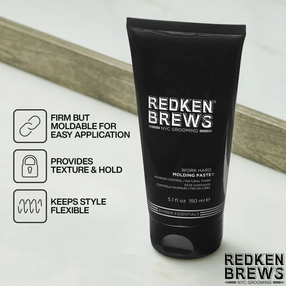 Redken Styling|Hår>Brews Work Hard Molding Paste