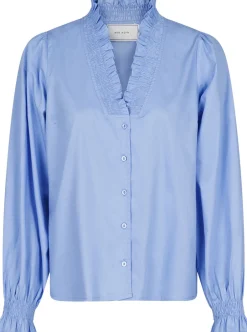 Brielle Solid Shirt-Neo Noir Outlet