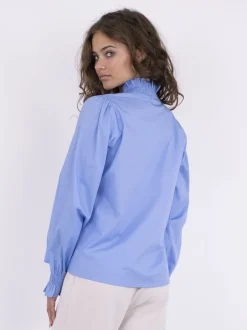 Brielle Solid Shirt-Neo Noir Outlet