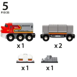 Outlet 36089 Santa Fe tog Børn Legetøjsbiler & Transportmidler