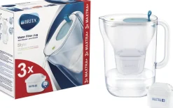 BRITA Karafler & Kander>STYLE LED4W INCL 3 MXPRO JUG BLUE