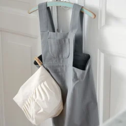 Sale Brneforklde m/kokkehue, elephant grey/classic white Børn Legemad & Køkkener