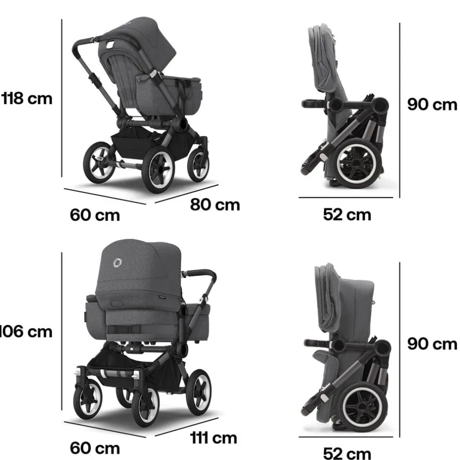 Børn Bugaboo Babyudstyr>Donkey 5 Mono complete